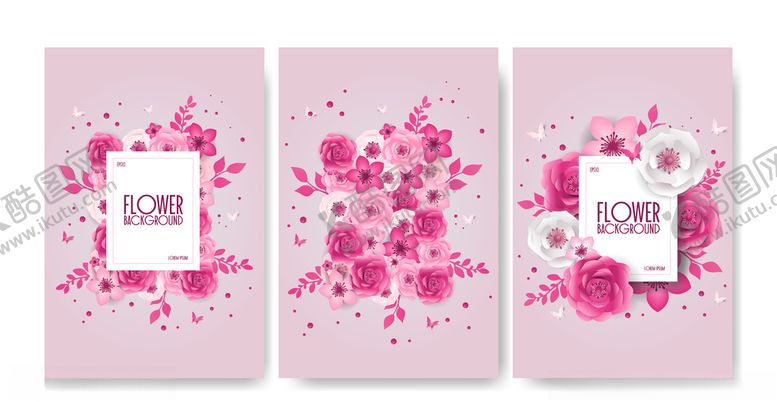 编号：75297509091750307358【酷图网】源文件下载-花卉邀请函