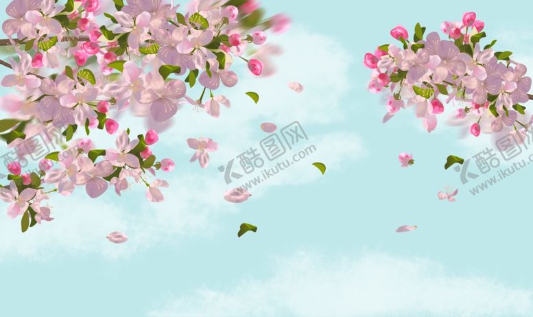 编号：49890309190020437496【酷图网】源文件下载-手绘樱花