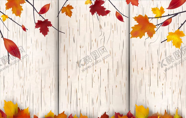 编号：13379309111325543737【酷图网】源文件下载-枫叶边框背景