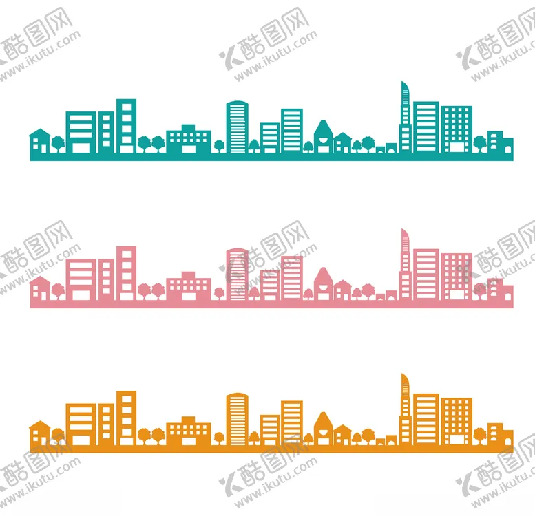 编号：75042306251203108037【酷图网】源文件下载-城市剪影