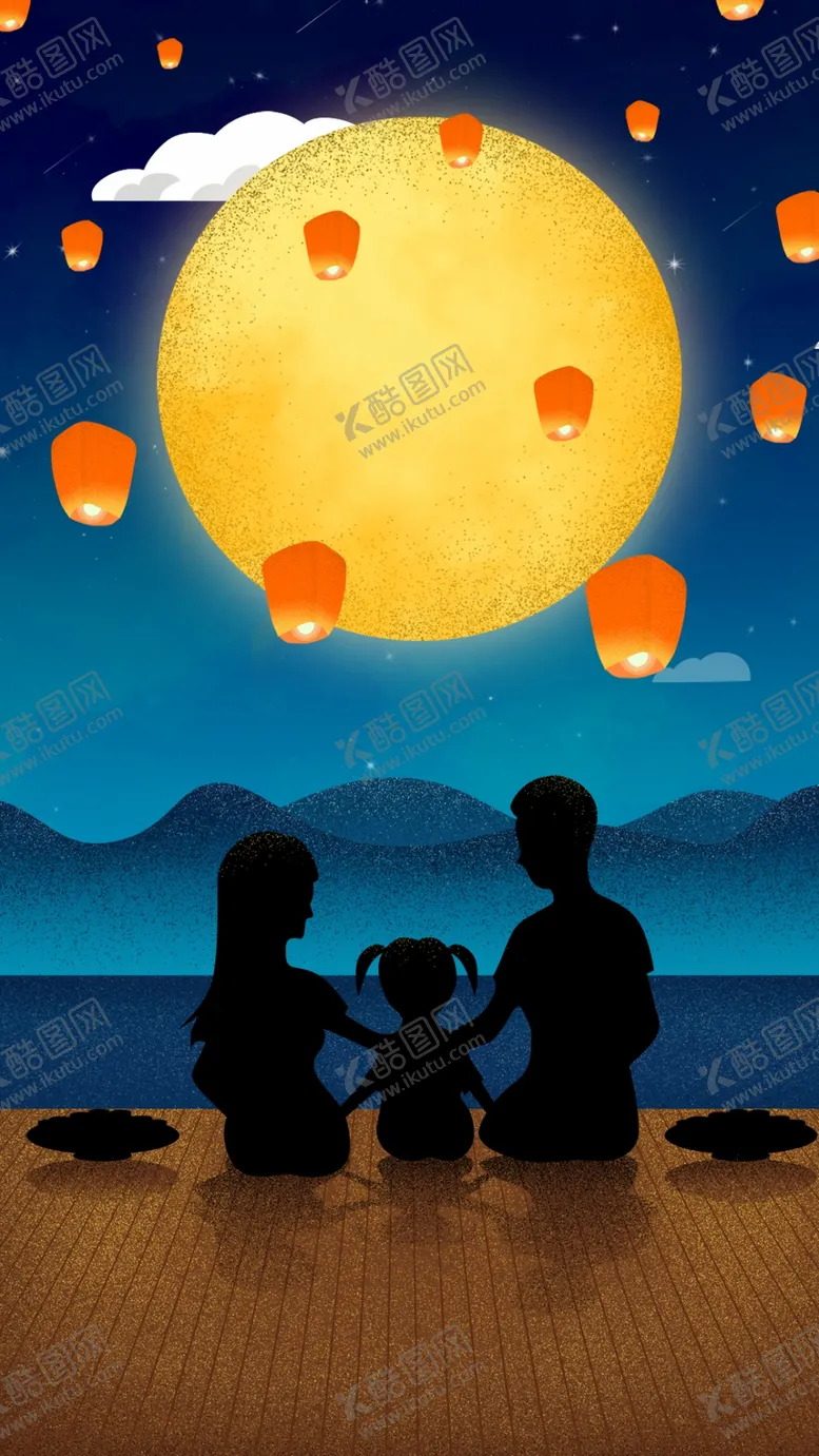 编号：83619509220219543725【酷图网】源文件下载-中秋背景