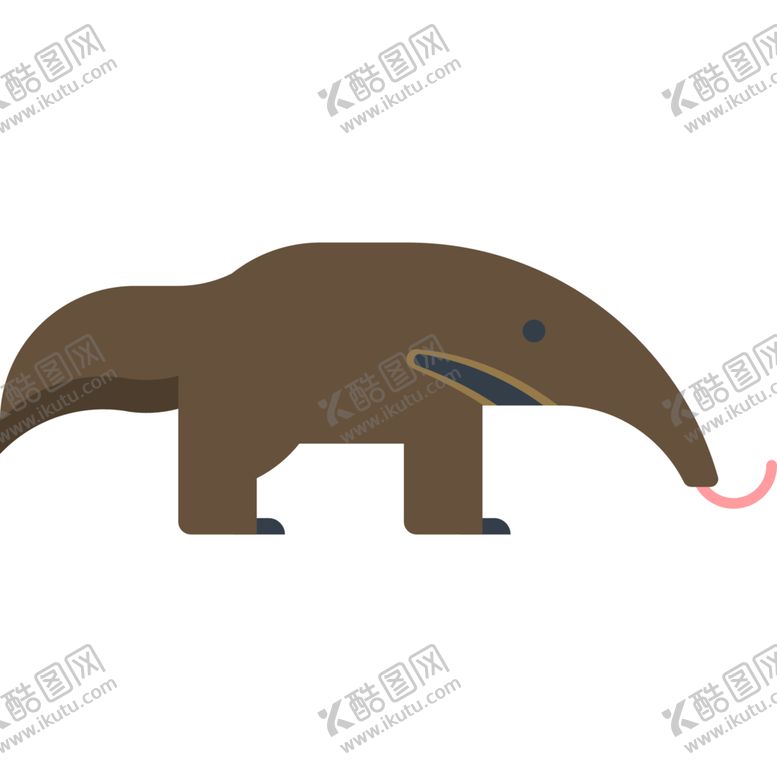 编号：31672407061009415164【酷图网】源文件下载-穿山甲动物标志图形图标装饰素材