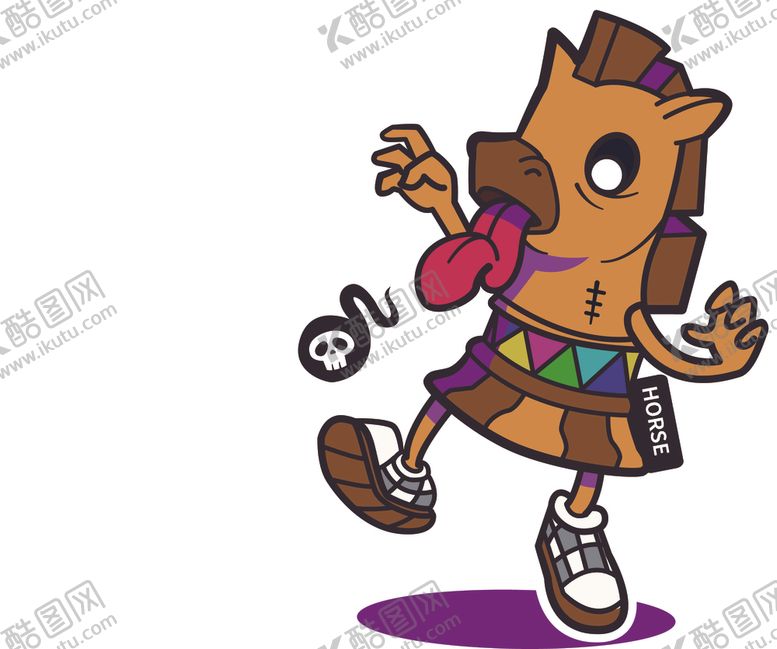 编号：68897309170031277904【酷图网】源文件下载-卡通马