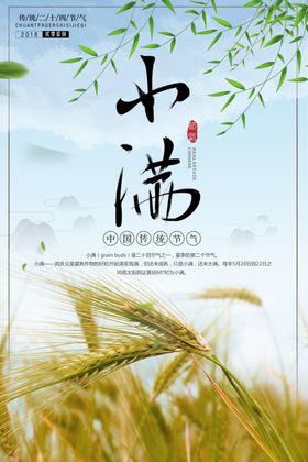 小满节气海报