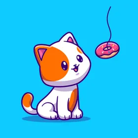 卡通猫咪手绘可爱