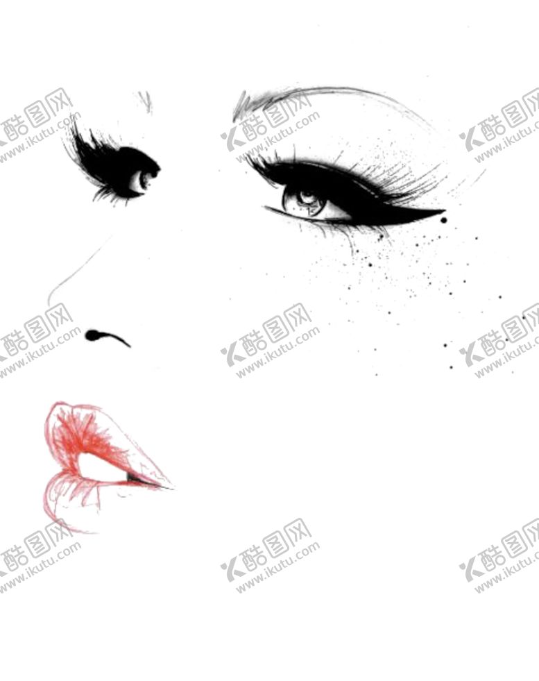 编号：82347309211811329059【酷图网】源文件下载-彩妆女生