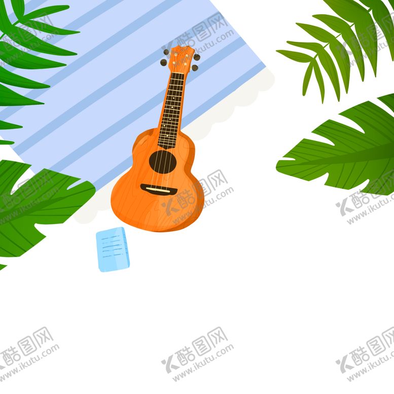 编号：34130911171329595707【酷图网】源文件下载-旅行沙滩装饰植物元素