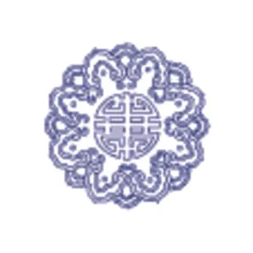 青花纹样古典图案贴纸中国吉祥图案底