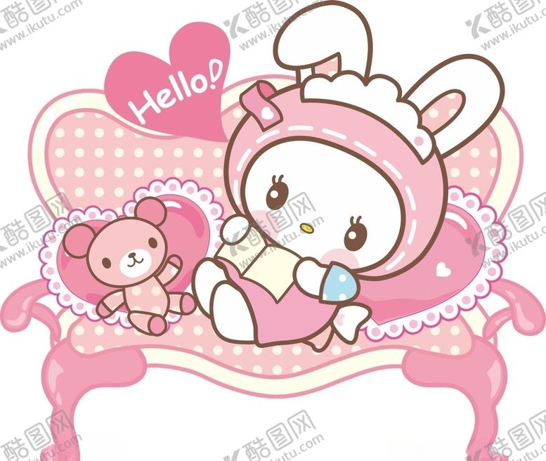 编号：95362009182256047836【酷图网】源文件下载-卡通兔子