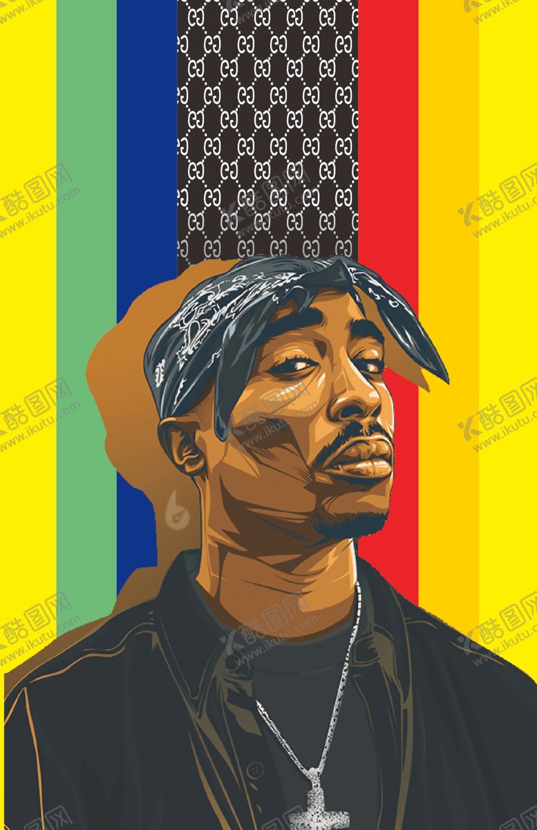 编号：25013610300817011445【酷图网】源文件下载-数码印花潮牌男装定位