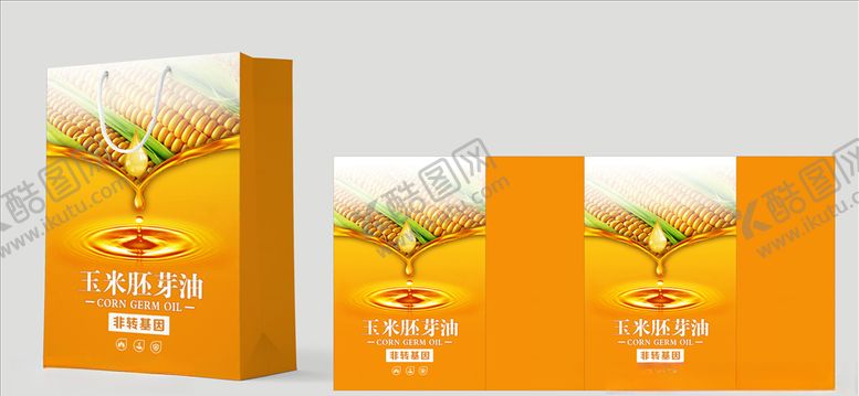 编号：10134007030817056313【酷图网】源文件下载-玉米胚芽油平面展开图