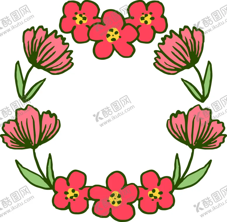 编号：13691101272255263539【酷图网】源文件下载-花朵标签免抠图