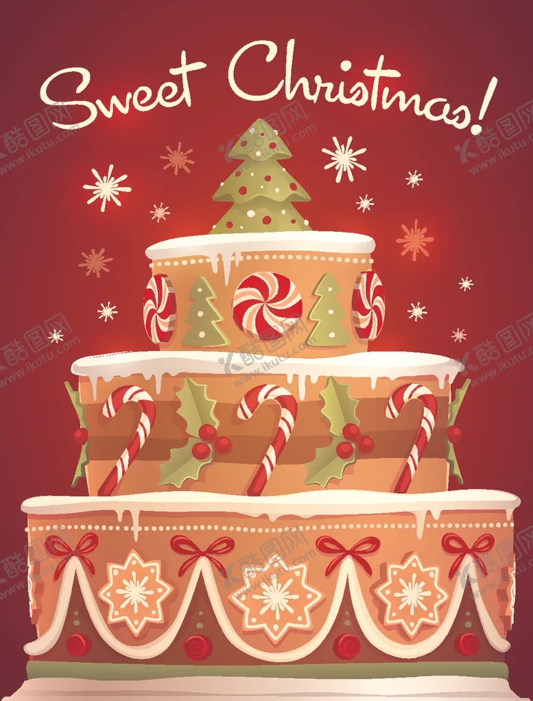 编号：59804309091040221060【酷图网】源文件下载-卡通生日蛋糕多层糕点唯美大气可
