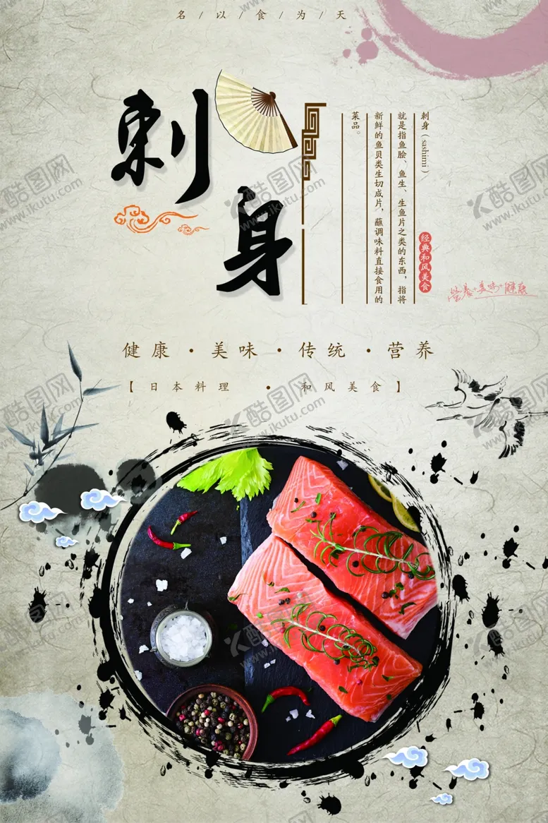 编号：77108006182353248021【酷图网】源文件下载-日式料理食材美食海报展板