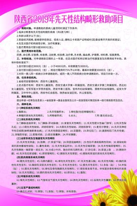 先天性结构畸形救助