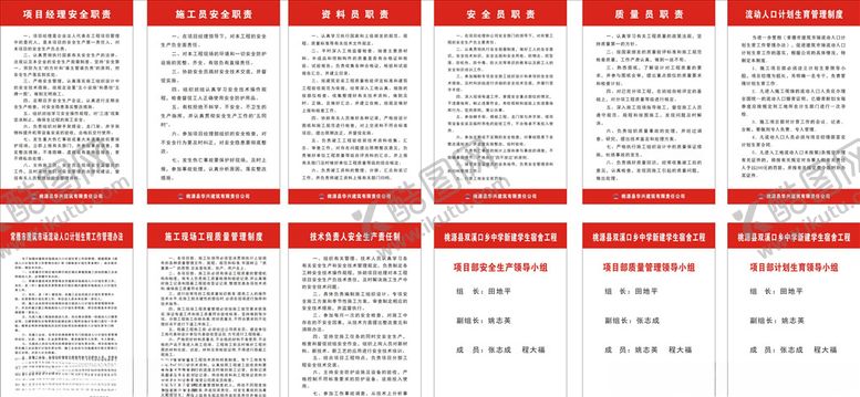 编号：32380109250756192785【酷图网】源文件下载-生产施工制度牌