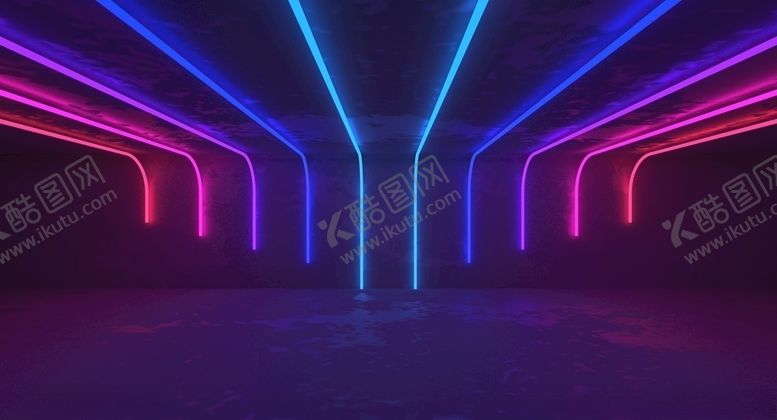 编号：38554609250701444549【酷图网】源文件下载-C4D人物炫彩光效科技时尚