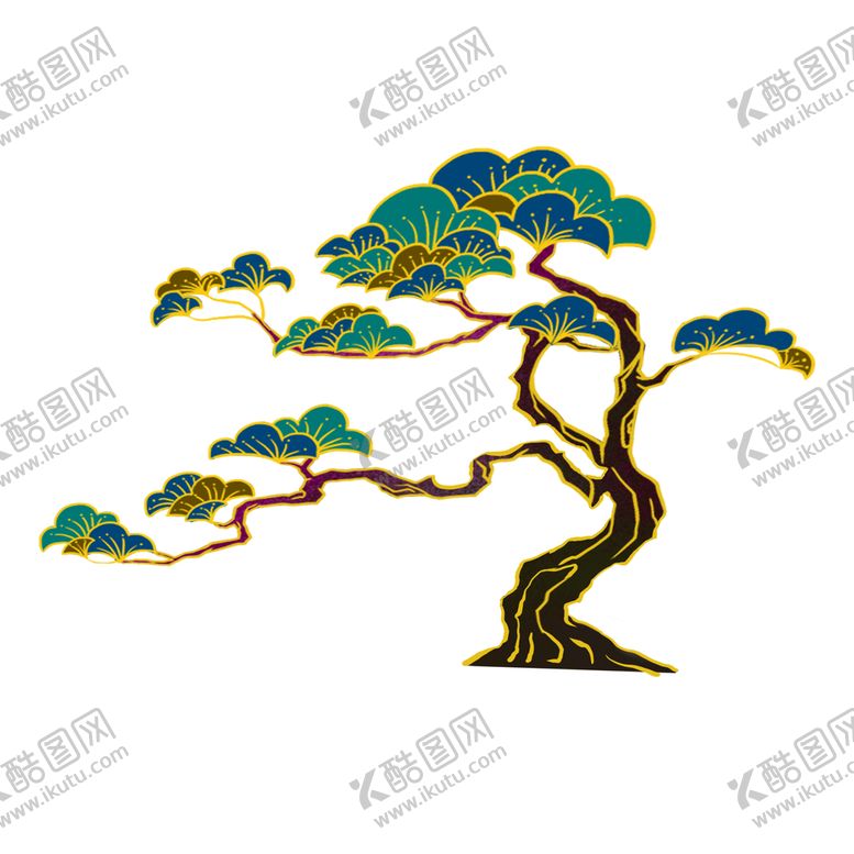 编号：76283909261654293459【酷图网】源文件下载-迎客松