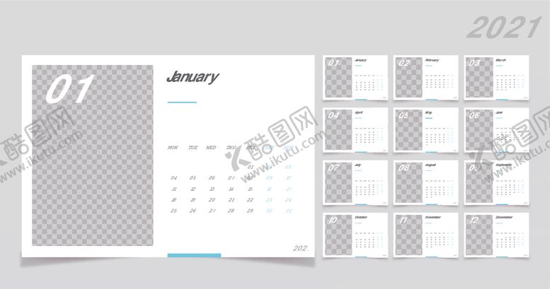 编号：10249410090917565997【酷图网】源文件下载-2021年历