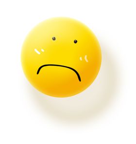 小黄球难过