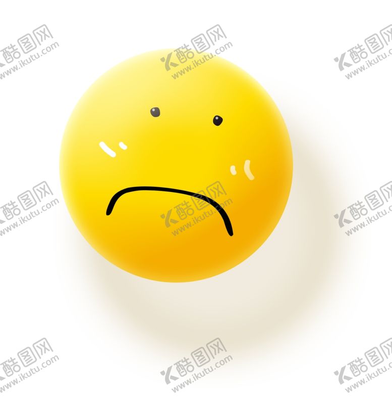 编号：96145105190505559918【酷图网】源文件下载-小黄球难过