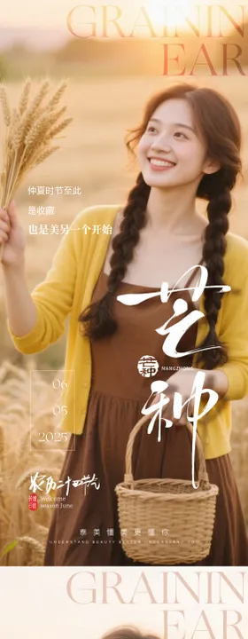 医美芒种系列海报