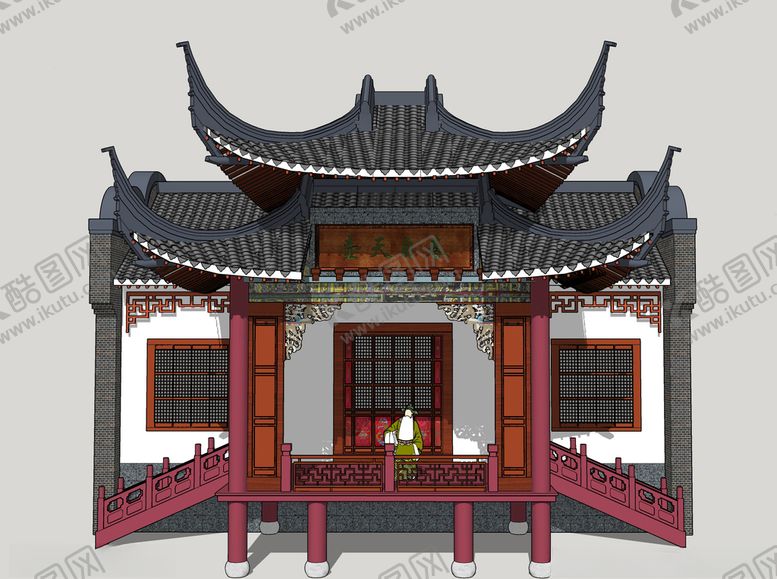 编号：39223110060634073566【酷图网】源文件下载-中式戏台