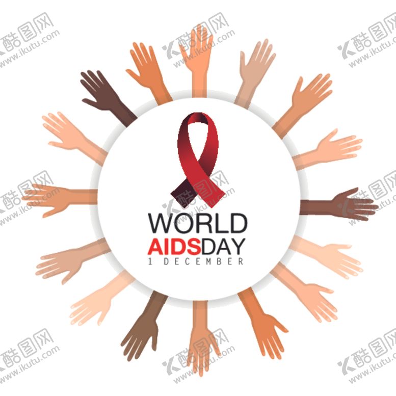 编号：83060010031501572392【酷图网】源文件下载-世界艾滋病日