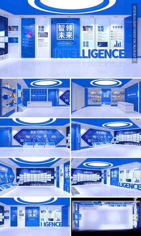 企业科技金融展厅展馆设计文化墙