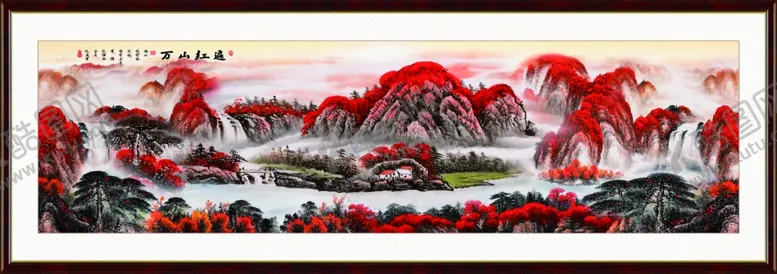 编号：32148703180642565360【酷图网】源文件下载-万山红遍