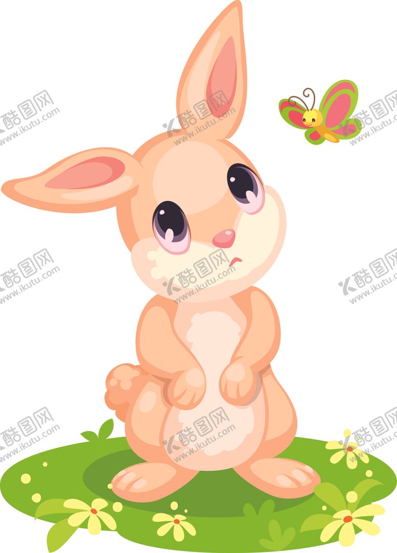 编号：98244210282017318975【酷图网】源文件下载-手绘小兔