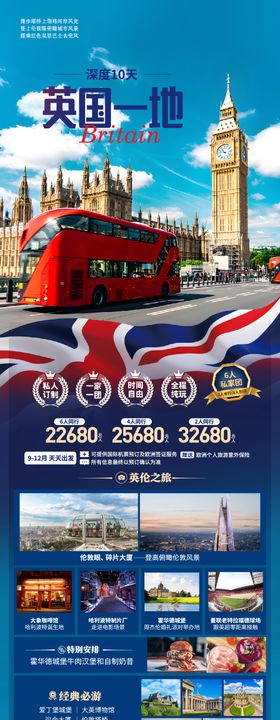 英国旅游海报