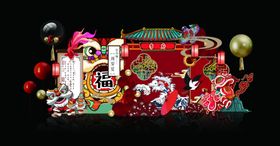 丹顶鹤舞狮周岁宴