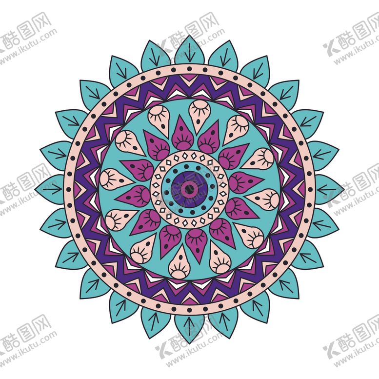 编号：89775906170640577647【酷图网】源文件下载-曼陀罗图案