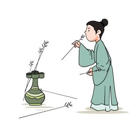 古代投壶游戏