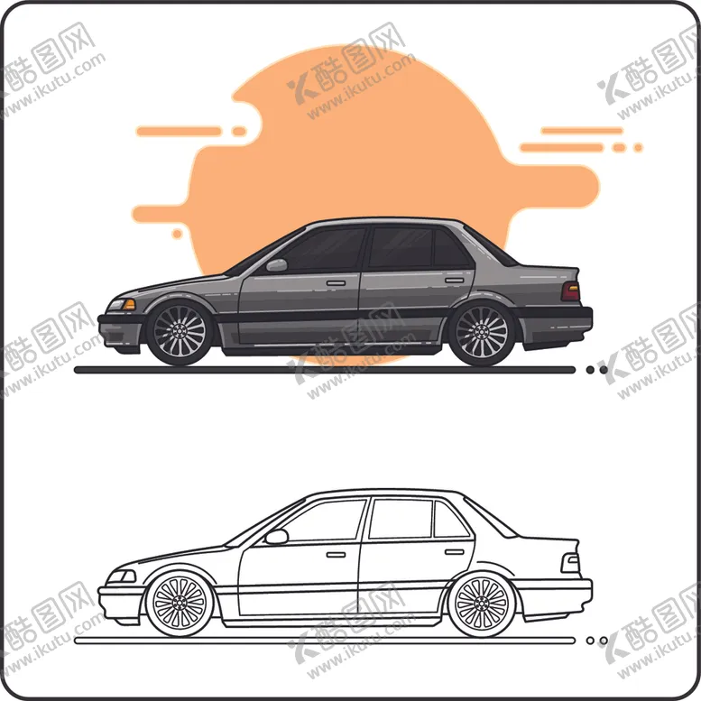 编号：81714909221023044556【酷图网】源文件下载-卡通汽车