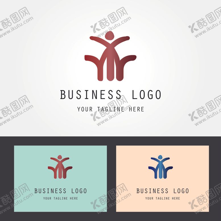 编号：66984309250740402888【酷图网】源文件下载-人形心形标志