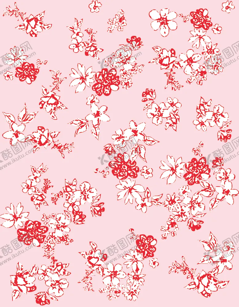 编号：11602609090026505638【酷图网】源文件下载-热带花数码印花手绘花热带