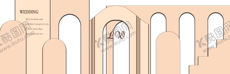 编号：67614704030243415805【酷图网】源文件下载-婚礼舞台香槟色婚礼迎宾区