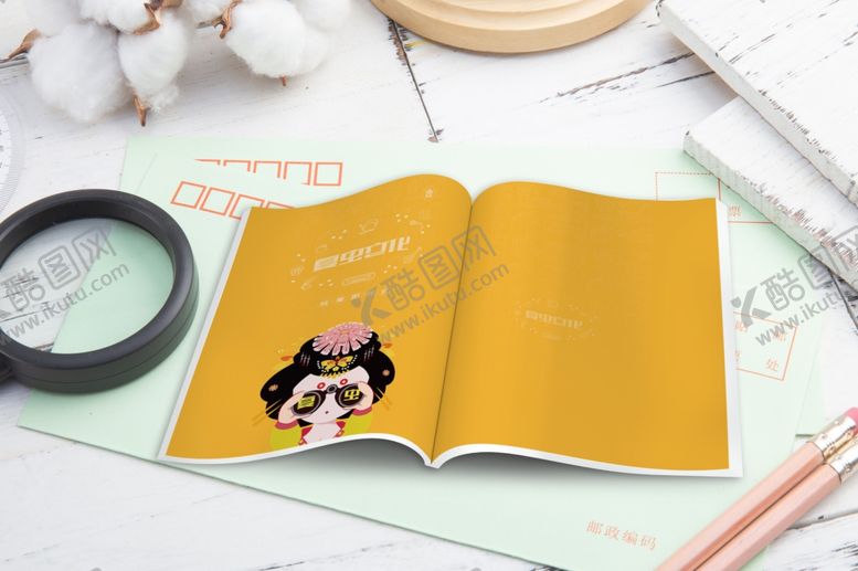 编号：30376010121301099805【酷图网】源文件下载-画册样机