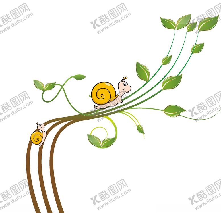 编号：84152804212247263381【酷图网】源文件下载-矢量蜗牛插画