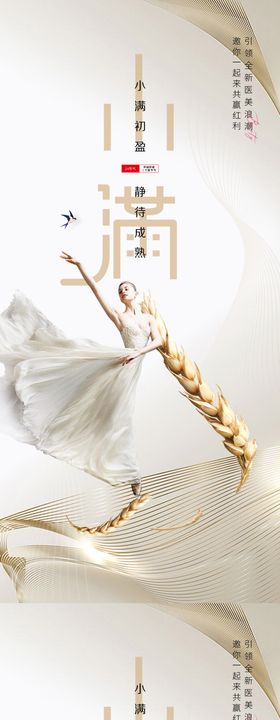 小满医美海报