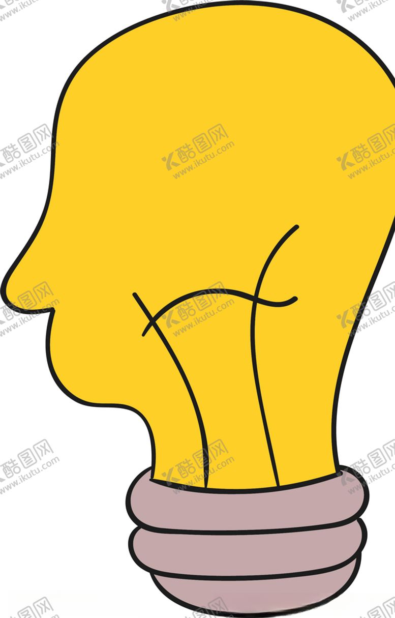 编号：49109107021051385839【酷图网】源文件下载-大脑灯泡