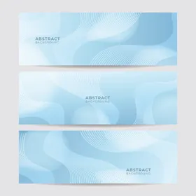 蓝色曲线背景