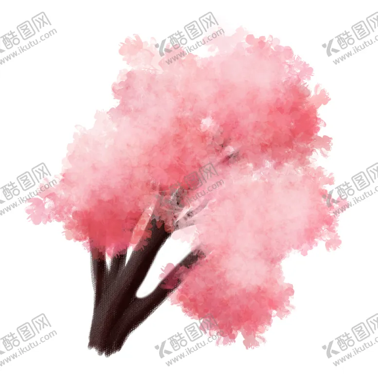 编号：10154606251135124555【酷图网】源文件下载-手绘樱花素材
