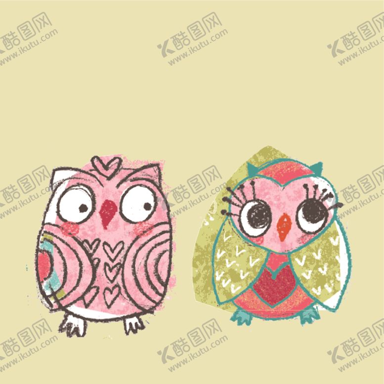 编号：32888006280954543036【酷图网】源文件下载-卡通猫头鹰