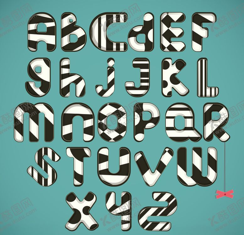 编号：85498909121801349292【酷图网】源文件下载-卡通字母