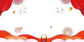 春节素材过年2021海报牛年