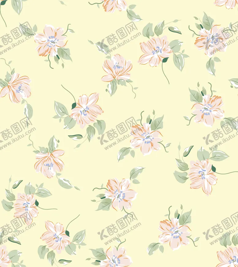 编号：82231206300942301559【酷图网】源文件下载-手绘花碎花