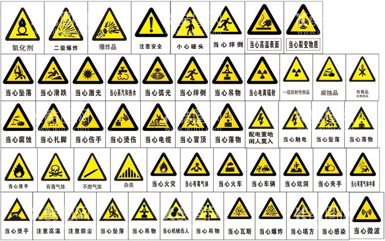 编号：38116212301718144246【酷图网】源文件下载-安全标识